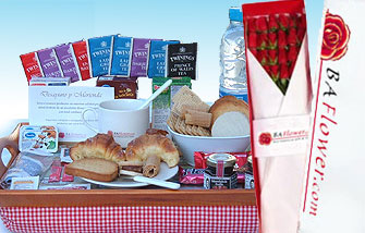 Desayuno y Rosas